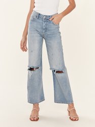 The Mikey Wide Leg Flare Jeans - The Blue Angel