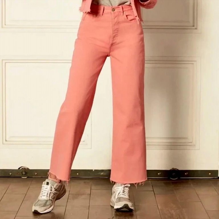 The Charley Wide Leg In Pretty In Pink - Pretty In Pink