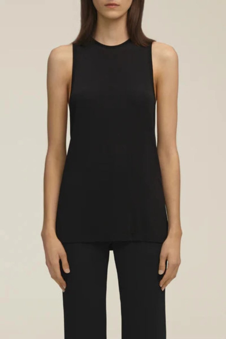 Relaxed Fit Tank - Black