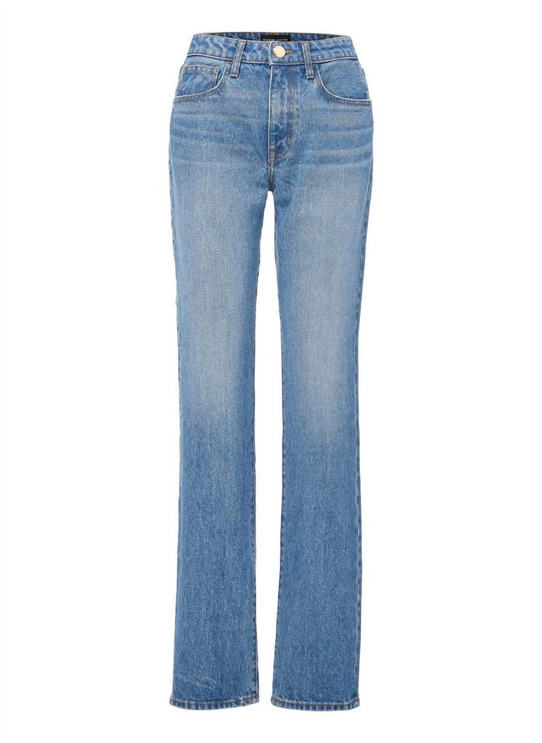 Straight Leg Denim Jean In Trinity - Trinity