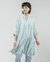 Aqua Promenade Oversized Dress - Green