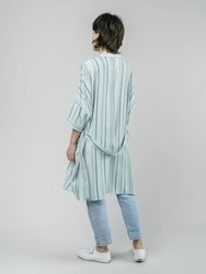 Aqua Promenade Oversized Dress