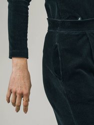 Corduroy Oversize Pant Black