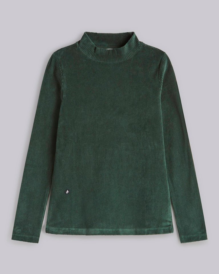 Corduroy Perkins T-Shirt Forest Green