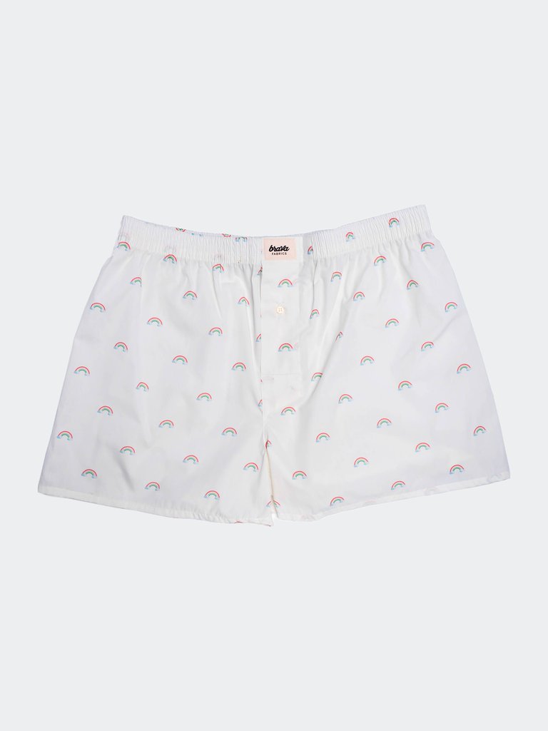 Magic Rainbow Boxer - White