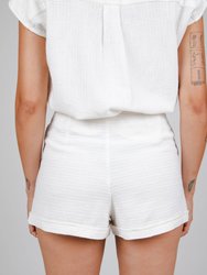 Marble Belted Short