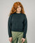 Moon Mode Cropped Sweatshirt - Black