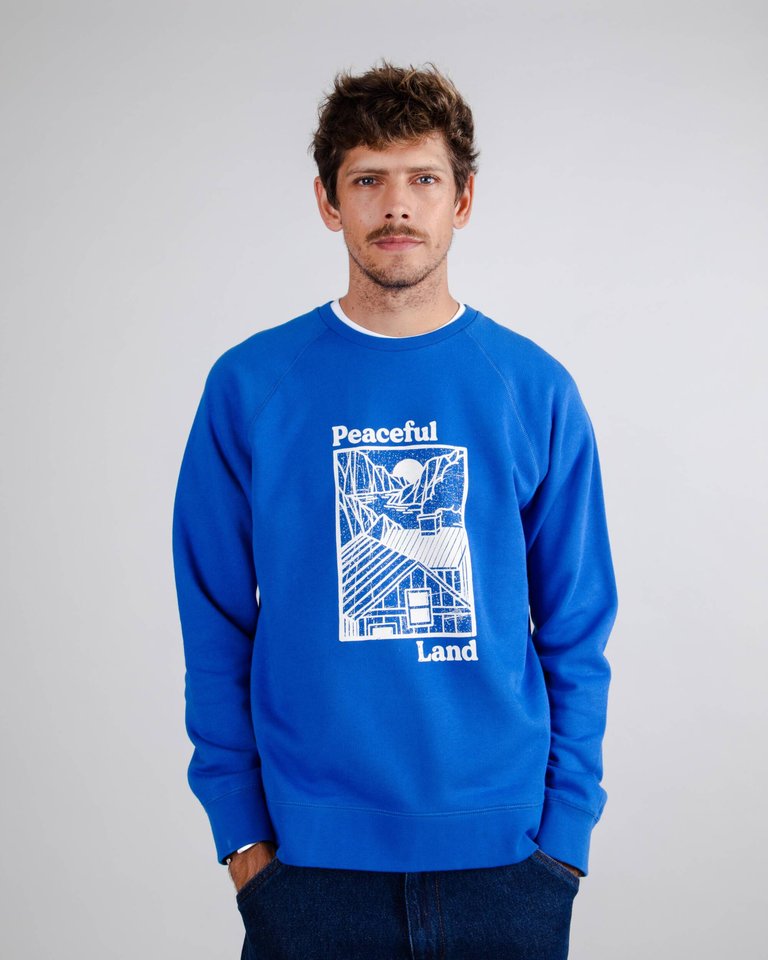 Peaceful Land Sweatshirt - Blue