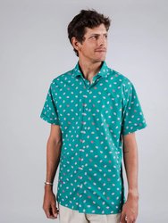 Pitaya Paradise Printed Shirt - Green