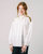 Ribbon Boho Blouse Off White - White