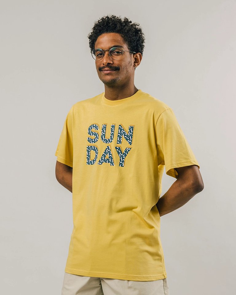 Sunday T-Shirt Ochre - Yellow