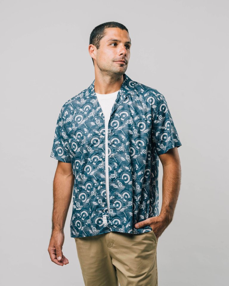 The Osaka Parasol Aloha Shirt - Green