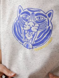 Tiger Rounded Sweatshirt - Ecru