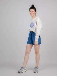 Tiger Rounded Sweatshirt - Ecru