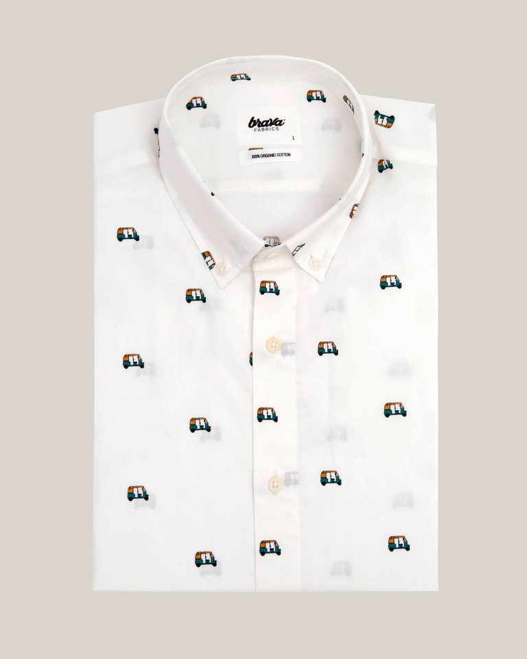 Tuk Tuk Race Printed Shirt