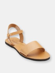 The Aventura Leather Walking Sandal - Natural