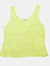 Brave Soul Womens/Ladies Tayla Sheer Loose Fit Summer Vest (Lime) - Lime