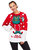 Mens Elf & Safety Christmas Jumper - Red/White - Red/White