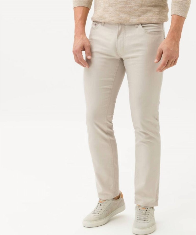 Cooper Fancy 5 Pocket Pants In Bone - Bone