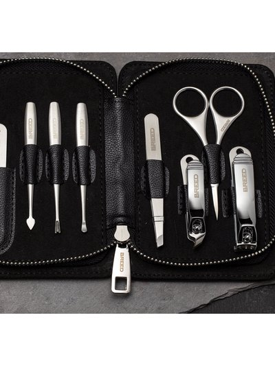 Breed Katana 8 Piece Surgical Steel Groom Kit - Black Case product