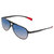 Apollo Titanium And Carbon Fiber Polarized Sunglasses - Black/Blue