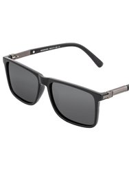 Breed Caelum Polarized Sunglasses - Black/Black