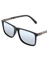 Breed Caelum Polarized Sunglasses - Black/Silver