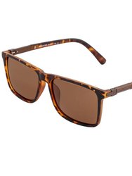 Breed Caelum Polarized Sunglasses - Tortoise/Brown