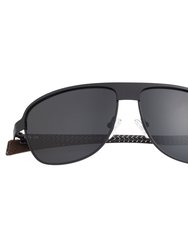 Breed Hardwell Titanium And Carbon Fiber Polarized Sunglasses