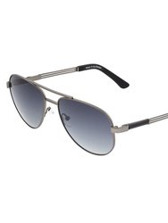 Breed Leo Titanium Polarized Sunglasses - Gunmetal/Black