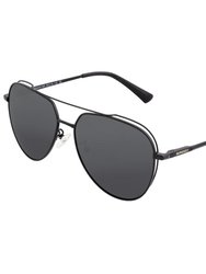 Breed Lyra Polarized Sunglasses - Black/Black