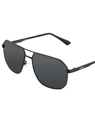 Breed Norma Polarized Sunglasses - Black/Black