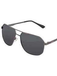Breed Norma Polarized Sunglasses - Gunmetal/Black