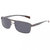 Breed Taurus Titanium And Carbon Fiber Polarized Sunglasses - Gunmetal/Black