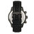 Breed Lacroix Chronograph Leather-Band Watch - Gunmetal/Black