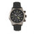 Breed Lacroix Chronograph Leather-Band Watch - Gunmetal/Charcoal