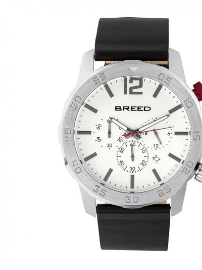 Breed Watches Breed Manuel Chronograph Leather-Band Watch w/Date product
