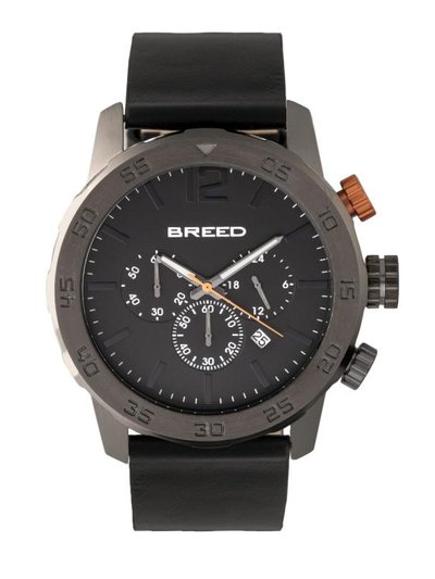 Breed Watches Breed Manuel Chronograph Leather-Band Watch w/Date product