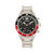 Breed Pegasus Bracelet Watch w/Day/Date - Red/Silver