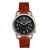 Breed Regulator Leather-Band Watch w/Second Sub-dial