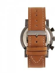 Breed Ryker Chronograph Leather-Band Watch w/Date