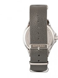 Dixon Leather-Band Watch With Day/Date