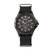 Dixon Leather-Band Watch With Day/Date - Black