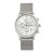 Espinosa Chronograph Mesh-Bracelet Watch With Date - Silver