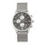 Espinosa Chronograph Mesh-Bracelet Watch With Date - Silver/Gunmetal