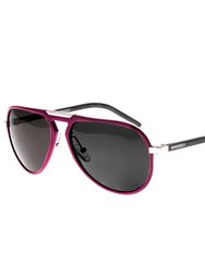 Nova Aluminium Polarized Sunglasses - Pink/Black