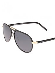 Nova Aluminium Polarized Sunglasses - Black/Black