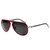 Nova Aluminium Polarized Sunglasses - Red/Black