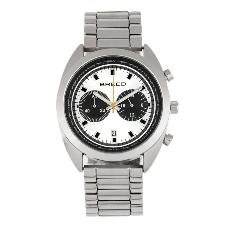 Racer Chronograph Bracelet Watch With Date