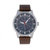 Renegade Leather-Band Watch - Grey/Brown